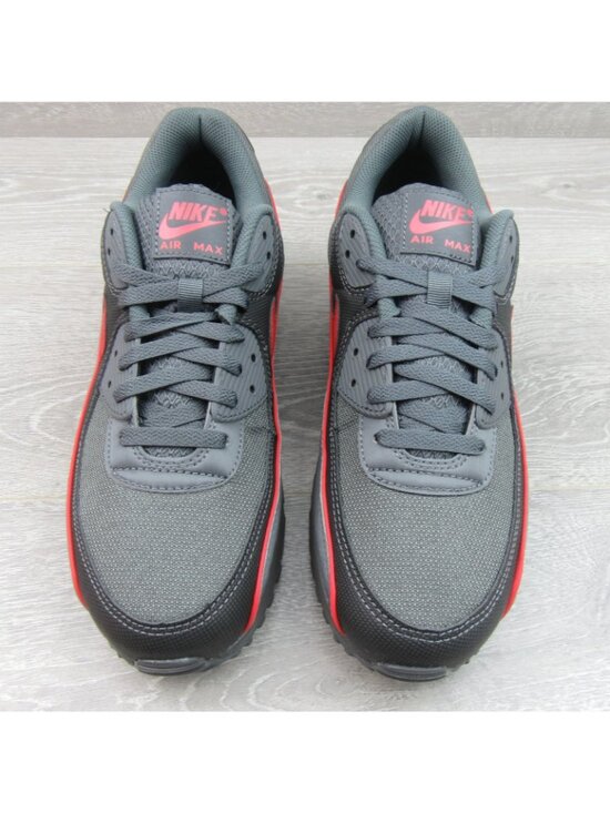 Nike Air Max 90 Premium Men\'s Size 11 Iron Grey Red Shoes NEW main image 13